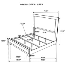 Load image into Gallery viewer, Hyland Panel Bed with LED Lighting