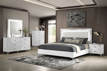 Load image into Gallery viewer, Cassia Panel Bed with LED Lighting