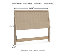 Load image into Gallery viewer, Cielden - Two-Tone - Panel Headboard