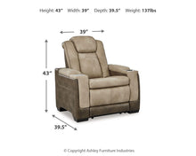 Load image into Gallery viewer, Next-Gen DuraPella Power Recliner