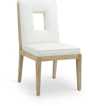 Load image into Gallery viewer, Gwendolyn - Faux Leather Dining Side Chair With Natural Frame (Set of 2)