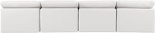 Load image into Gallery viewer, Indulge - Faux Leather 4 Seat Modular Armless Sofa