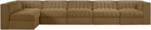 Load image into Gallery viewer, Rummi - Velvet Performance Fabric Upholstered 6 Piece Modular Sectional, L-Shaped (Right)