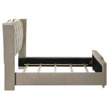Load image into Gallery viewer, Lorient Wingback Bed with LED Lighting