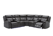 Load image into Gallery viewer, U32 - 3 Piece Power Reclining Sectional - Gray