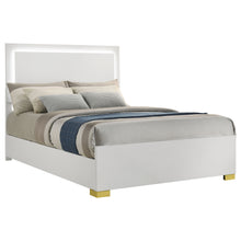 Load image into Gallery viewer, Marceline Panel Bed with LED Lighting