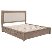 Load image into Gallery viewer, Kenora Panel Platform Storage Bed with LED Lighting