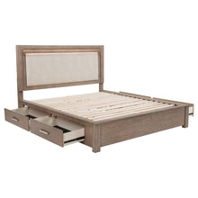 Load image into Gallery viewer, Kenora Panel Platform Storage Bed with LED Lighting