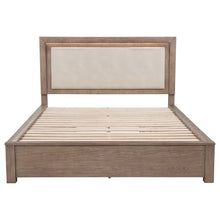 Load image into Gallery viewer, Kenora Panel Platform Storage Bed with LED Lighting