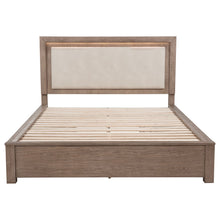 Load image into Gallery viewer, Kenora Panel Platform Storage Bed with LED Lighting