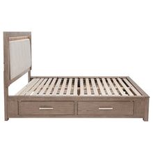 Load image into Gallery viewer, Kenora Panel Platform Storage Bed with LED Lighting