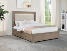 Load image into Gallery viewer, Kenora Panel Platform Storage Bed with LED Lighting