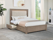 Load image into Gallery viewer, Kenora Panel Platform Storage Bed with LED Lighting