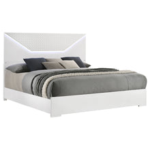 Load image into Gallery viewer, Ives Panel Bed with LED Lighting