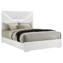 Load image into Gallery viewer, Ives Panel Bed with LED Lighting