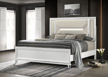 Load image into Gallery viewer, Marmore Panel Bed with LED Lighting