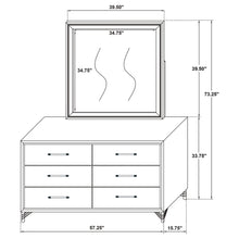 Load image into Gallery viewer, Lucia Dresser with Mirror