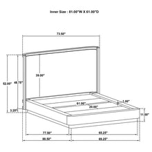 Load image into Gallery viewer, Kailani Wingback Platform Bed