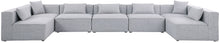 Load image into Gallery viewer, Cube - Linen 7 Piece Modular U-Shaped Sectional
