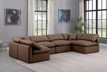 Load image into Gallery viewer, Indulge - Faux Leather 6 Piece Modular U-Shaped Sectional