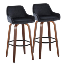 Load image into Gallery viewer, Daniella - Contemporary Fixed Height, Barstool & Swivel And Round Footrest (Set of 2)