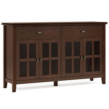 Load image into Gallery viewer, Artisan - Large 4 Door Sideboard Buffet - Russet Brown