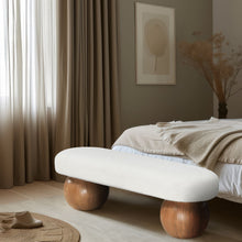 Load image into Gallery viewer, Bowie - Bench - Dark Brown Legs