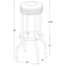 Load image into Gallery viewer, Retro Swivel Bar Stool
