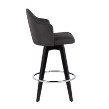 Load image into Gallery viewer, Ahoy - Contemporary Fixed Height Counter Stool With Round Footrest (Set of 2)