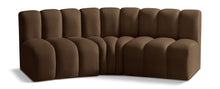 Load image into Gallery viewer, Arc - Velvet 3 Piece Modular Corner Sofa