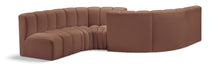 Load image into Gallery viewer, Arc - Faux Leather 6 Piece Modular Sofa