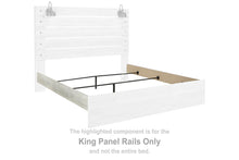 Load image into Gallery viewer, Cambeck - King Panel Rails - Whitewash