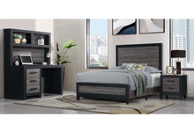 Load image into Gallery viewer, Lisbon - Queen Bed - Gray / Black