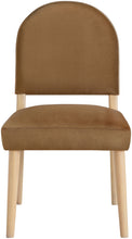 Load image into Gallery viewer, Varinelle - Velvet Upholstered Dining Chair (Set of 2) - Saddle