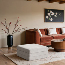 Load image into Gallery viewer, Stellar - Chenille Fabric Upholstered Modular Modular Ottoman