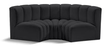Load image into Gallery viewer, Arc - Faux Leather 3 Piece Modular U-Shaped Sofa