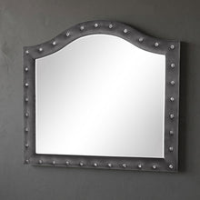Load image into Gallery viewer, Sophia - Tufted Mirror - Gray