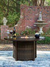 Load image into Gallery viewer, Monterey Point - Round Fire Pit Table - Dark Brown