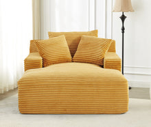 Load image into Gallery viewer, Cloudline - Oversized Chaise Lounge, Modern Comfy Couch With Full Foam Cushioning, Cozy Sleeper Sofabed