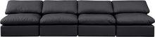 Load image into Gallery viewer, Indulge - Faux Leather 4 Seat Modular Armless Sofa