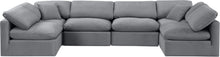 Load image into Gallery viewer, Indulge - Velvet 6 Piece Modular U-Shaped Sectional