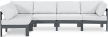 Load image into Gallery viewer, Nizuc - Outdoor Patio 5 Piece Modular Sectional With Gray Frame