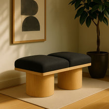 Load image into Gallery viewer, Pavilion - 2 Piece Modular Bench With Natural Base