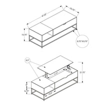 Load image into Gallery viewer, Coffee Table With Lift Top, Storage, Living Room Accent - Black