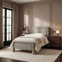 Load image into Gallery viewer, Baylor - Fabric With Interwoven Chenille Upholstered Bed