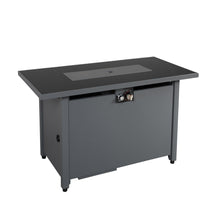 Load image into Gallery viewer, Outdoor Fire Pit Table With Lid & High-Quality Materials - Black