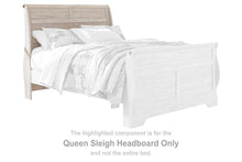 Load image into Gallery viewer, Willowton - Queen Sleigh Headboard - Whitewash