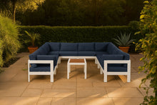 Load image into Gallery viewer, Nizuc - Outdoor Patio 10 Piece Modular Sectional With White Frame