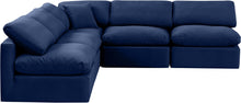 Load image into Gallery viewer, Indulge - Velvet 5 Piece Modular Corner Armless Sectional