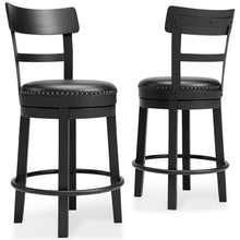 Load image into Gallery viewer, Valebeck - Full Back Swivel Stool